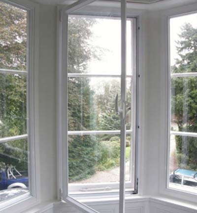 What is hinged secondary glazing?