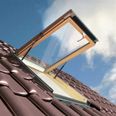 Top hung roof windows