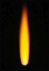 Replace or repair your boiler when there is a yellow flame